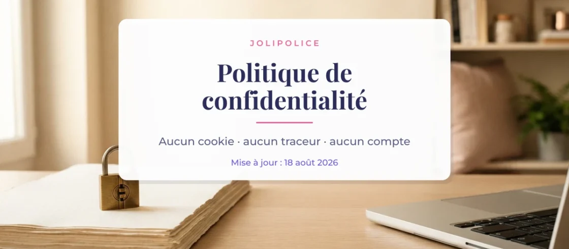 Politique de confidentialité