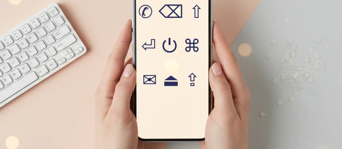 Caractères spéciaux sur téléphone Android et iPhone